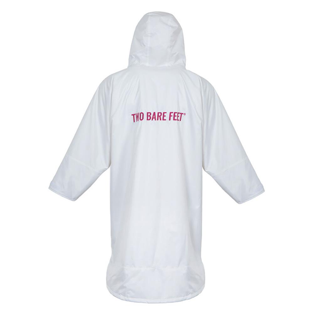 Two Bare Feet Weatherproof Changing Robe & Changing Mat - White / Raspberry Extra Image 1